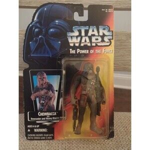 Star Wars The Power of the Force Chewbacca with Bowcaster and heavy blaster